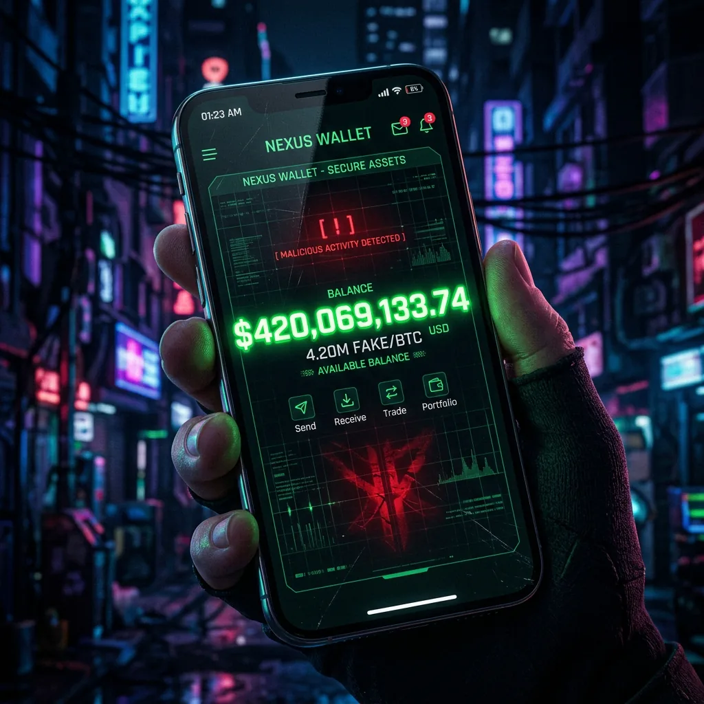 A screenshot of a fake token airdrop in a crypto wallet